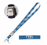 Thumbnail for ITA Airways seat belt lanyard - blue