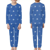 Thumbnail for Hilo International Airport (ITO) Pajamas - Children Pajamas - Blue