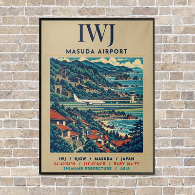 IWJ - Poster - Canvas Framed - Beige