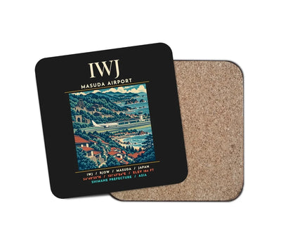 IWJ - Poster - Coaster - Black