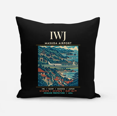 IWJ - Poster - Pillow - Black