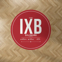 Thumbnail for Bagdogra International Airport (IXB) Carpets - Carpet Round - ID Tag - Red V2
