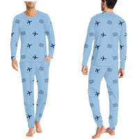 Thumbnail for Bagdogra International Airport (IXB) Pajamas - Men Pajamas - Light Blue