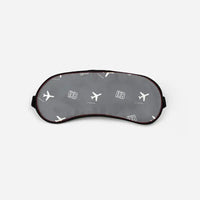 Thumbnail for Bagdogra International Airport (IXB) Sleep Masks - Sleep Mask - Pattern - Gray