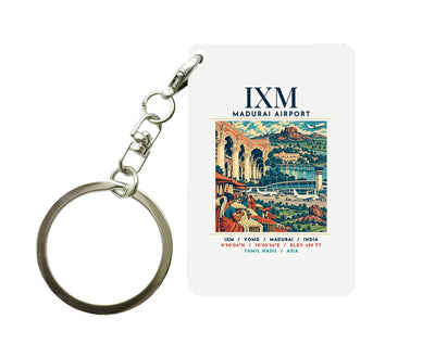 IXM - Poster - Key Chain - White