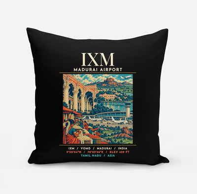 IXM - Poster - Pillow - Black