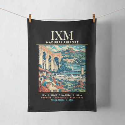 IXM - Poster - Towel - Black