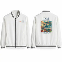Thumbnail for Madurai Airport (IXM) Stylish Jackets - Baseball Collar - Poster - White