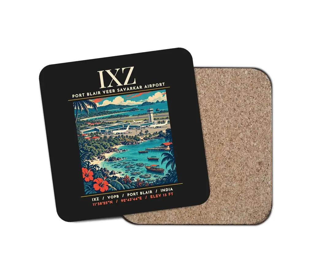 IXZ - Poster - Coaster - Black