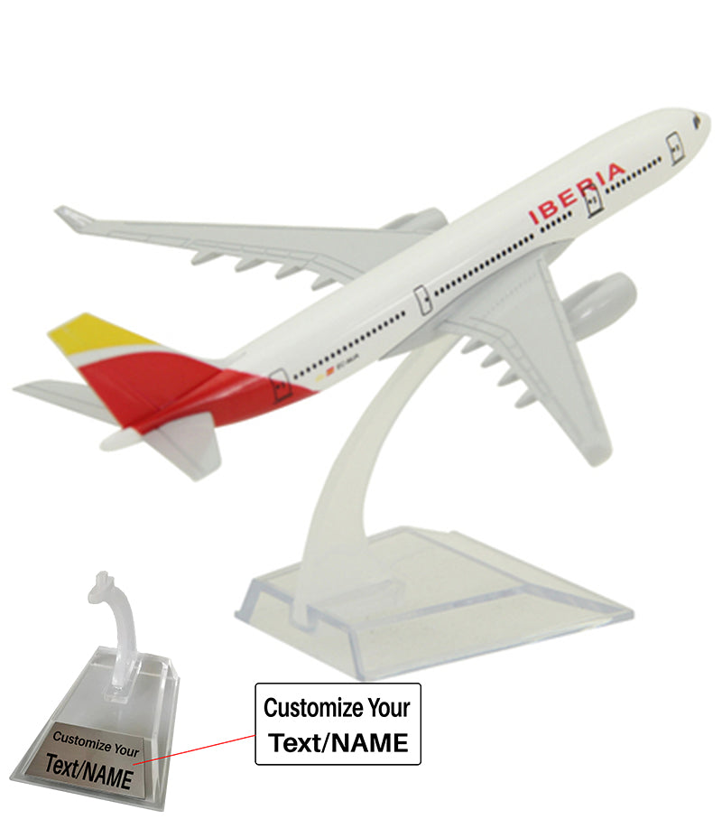 Iberia Spain Airbus A330 Airplane Model (16CM)