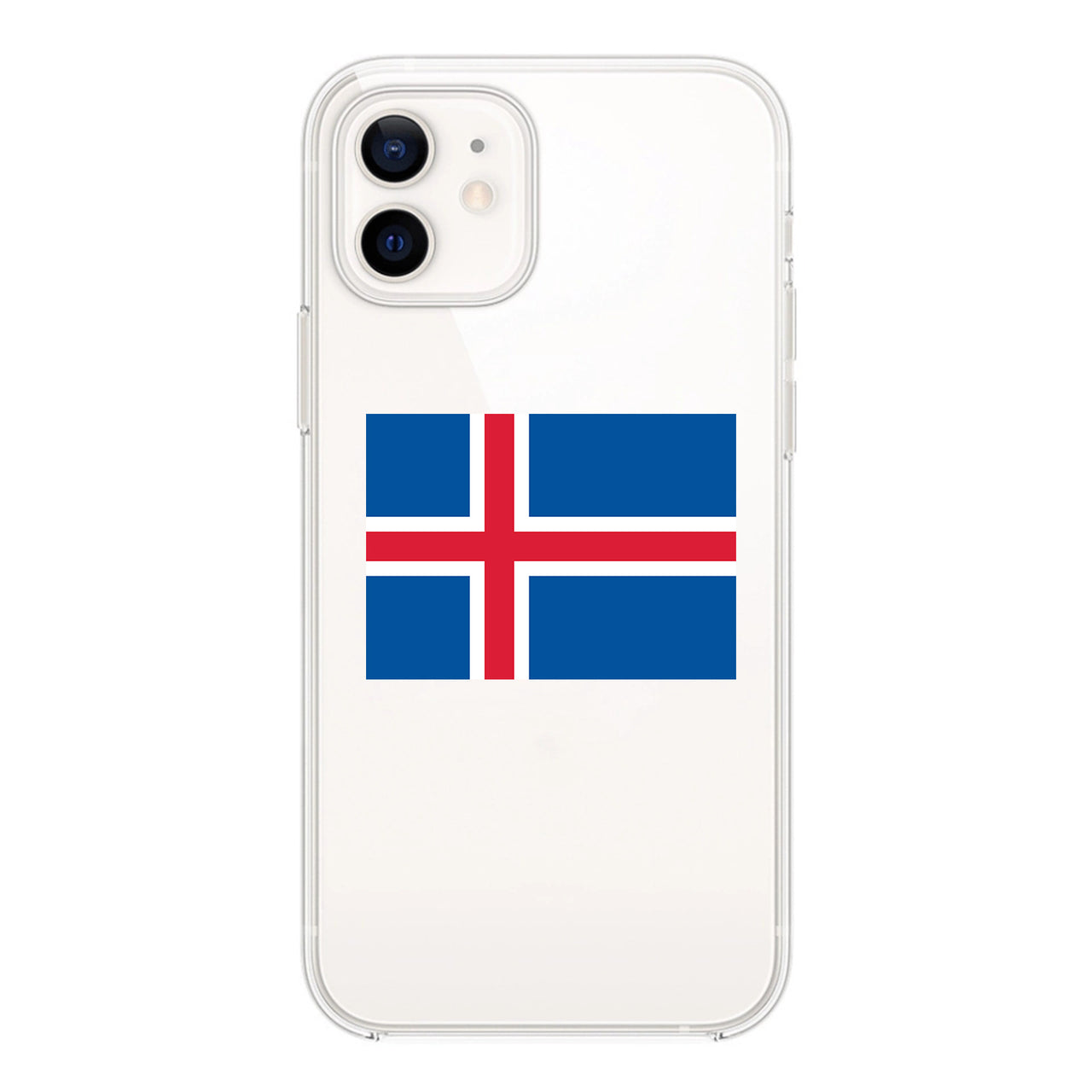 Iceland Designed Transparent Silicone iPhone Cases