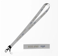 Thumbnail for Iceland Country Series lanyard - light gray