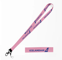 Thumbnail for Icelandair Airlines lanyard - pink