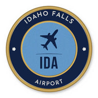 Thumbnail for Idaho Falls Regional Airport (IDA) Patches - Circle - Navy Sky