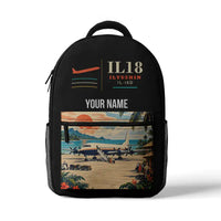 Thumbnail for Ilyushin Il-18D - 3D Backpack - Black + Name