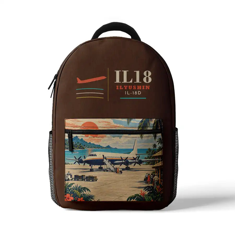Ilyushin Il-18D - 3D Backpack - Brown