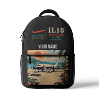 Thumbnail for Ilyushin Il-18D - 3D Backpack - Gray + Name