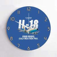 Thumbnail for Ilyushin Il-18D - Cartoon - No Frame - Blue