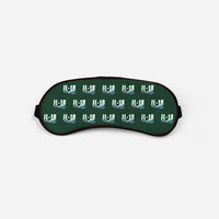 Thumbnail for Ilyushin Il-18D - Cartoon Pattern - Sleep Mask - Dark Green