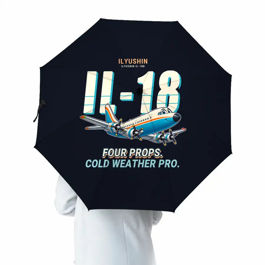 Ilyushin Il-18D - Cartoon - Umbrella
