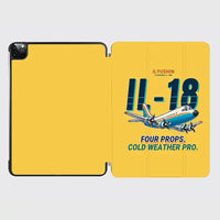 Thumbnail for Ilyushin Il-18D - Cartoon - iPad Case - Yellow