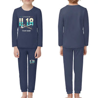 Thumbnail for Ilyushin Il-18D - Children Pajamas - Original Chest + Name - Navy Blue