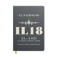 Thumbnail for Ilyushin Il-18D - Heritage - Notebook - Gray