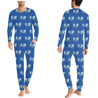 Thumbnail for Ilyushin Il-18D - Men Pajamas - Cartoon Pattern - Blue