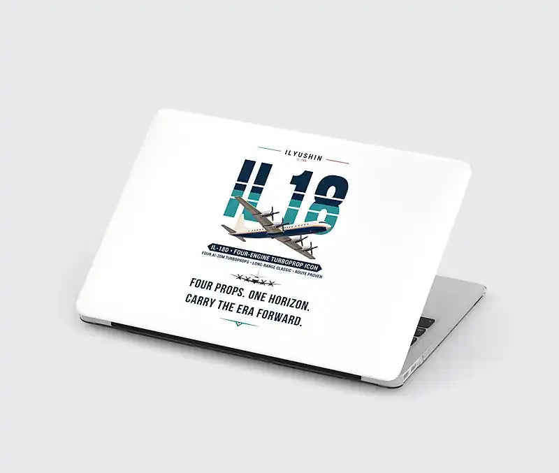 Ilyushin Il-18D - Original - MacBook Case - White