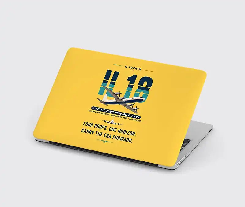 Ilyushin Il-18D - Original - MacBook Case - Yellow