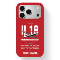 Thumbnail for Ilyushin Il-18D - Original + Name - MagSafe iPhone 17 Pro - Red