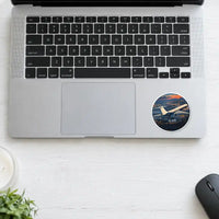 Thumbnail for Ilyushin Il-62M - 3D + Name - Circle Sticker - Laptop