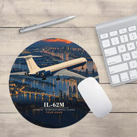 Thumbnail for Ilyushin Il-62M - 3D + Name - Round Mouse Pad - Full Print
