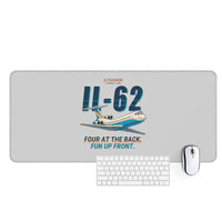 Thumbnail for Ilyushin Il-62M - Cartoon - Desk Mat - Light Gray