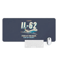 Thumbnail for Ilyushin Il-62M - Cartoon - Desk Mat - Navy Blue