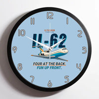 Thumbnail for Ilyushin Il-62M - Cartoon - Framed - Light Blue