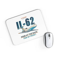 Thumbnail for Ilyushin Il-62M - Cartoon - Mouse Pad - White