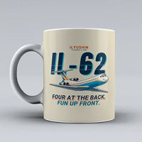 Thumbnail for Ilyushin Il-62M - Cartoon - Mug - Beige