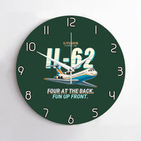 Thumbnail for Ilyushin Il-62M - Cartoon - No Frame - Dark Green