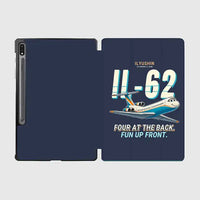 Thumbnail for Ilyushin Il-62M - Cartoon - Samsung Tablet - Navy Blue