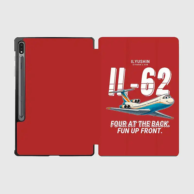 Ilyushin Il-62M - Cartoon - Samsung Tablet - Red