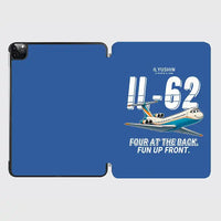 Thumbnail for Ilyushin Il-62M - Cartoon - iPad Case - Blue