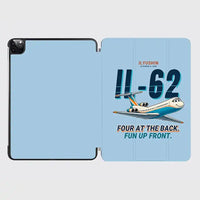 Thumbnail for Ilyushin Il-62M - Cartoon - iPad Case - Light Blue