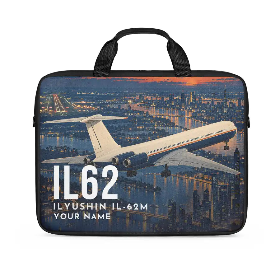 Ilyushin Il-62M - Laptop Bag + Name