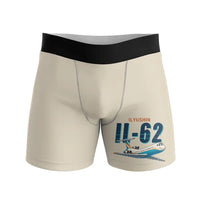 Thumbnail for Ilyushin Il-62M - Men Boxers - Cartoon - Beige