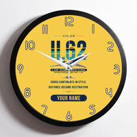 Thumbnail for Ilyushin Il-62M - Original + Name - Framed - Yellow