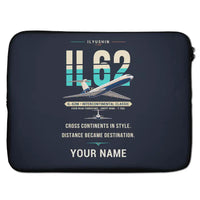 Thumbnail for Ilyushin Il-62M - Original + Name - Laptop Sleeve