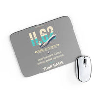 Thumbnail for Ilyushin Il-62M - Original + Name - Mouse Pad - Gray
