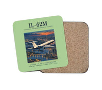 Thumbnail for Ilyushin Il-62M - Poster - Coaster - Light Green