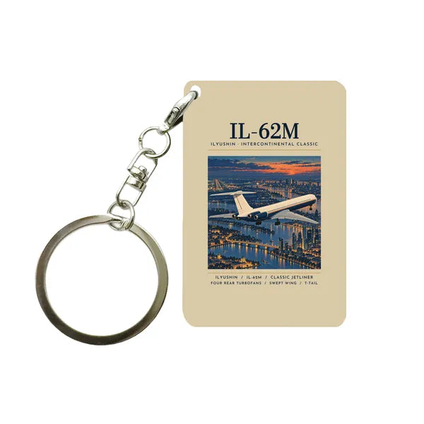 Ilyushin Il-62M - Poster - Key Chain - Beige